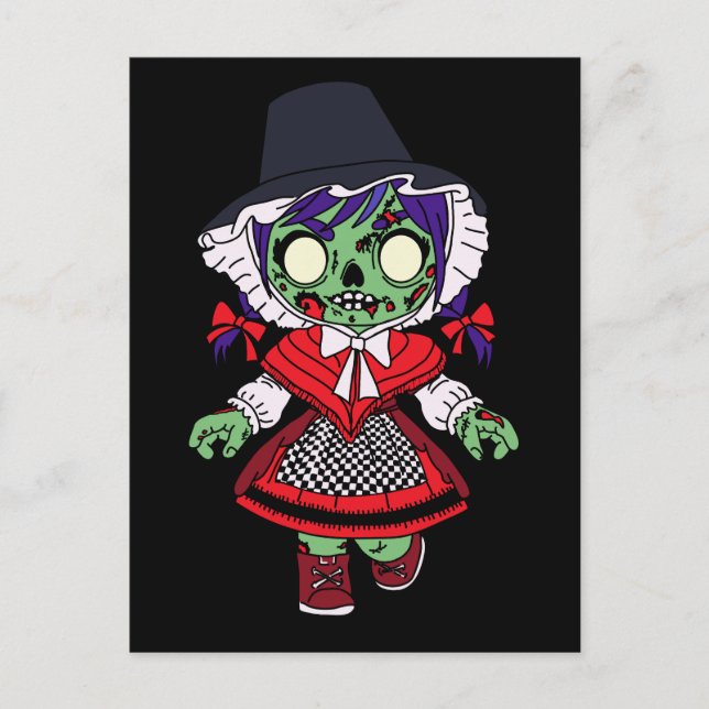 Cartão Postal Zombie galês (Frente)