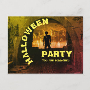Cartão Postal ZOMBIE HALLOWEEN por Jetpackcorps