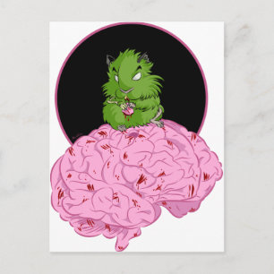 Cartão Postal Zombie Hamster