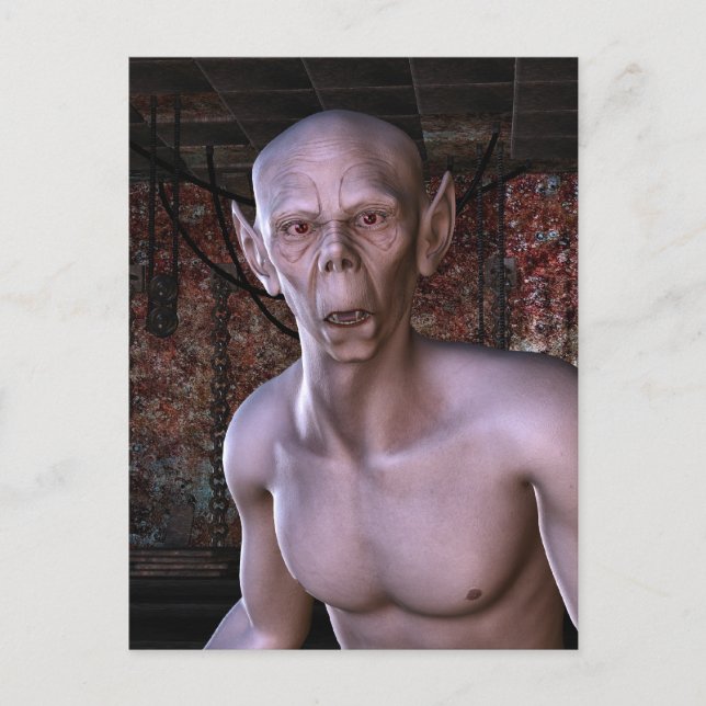 Cartão postal Zombie Horror (Frente)