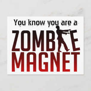 Cartão postal ZOMBIE MAGNET, personalizar