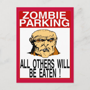 Cartão Postal Zombie Parking