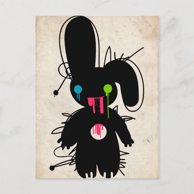 Cartão Postal Zombie Piñata (Frente)