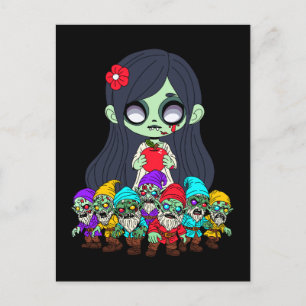 Cartão Postal Zombie Snow White
