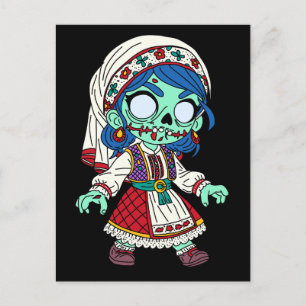 Cartão Postal Zombie Turca