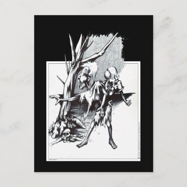 Cartão Postal Zombies (Frente)