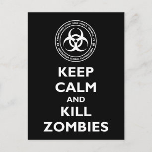 Cartão Postal Zombies matares