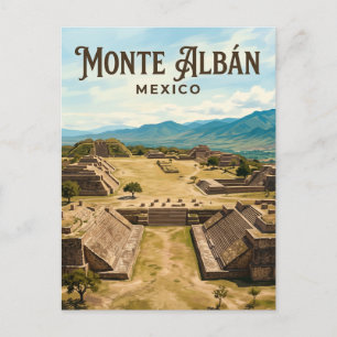 Cartão Postal Zona Arqueológica de Monte Albán México