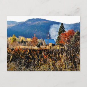 Cartão Postal Zona do rio Pack perto de Sandpoint, Idaho.