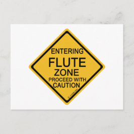 Cartão Postal Zona entrando da flauta
