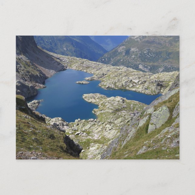 Cartão Postal Zona Lac Cornu Chamonix (Frente)
