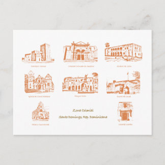 Cartão Postal Zona Postal Colonial, Santo Domingo, Representante