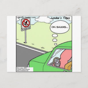 Cartão Postal Zona Sem Lulas Divertida