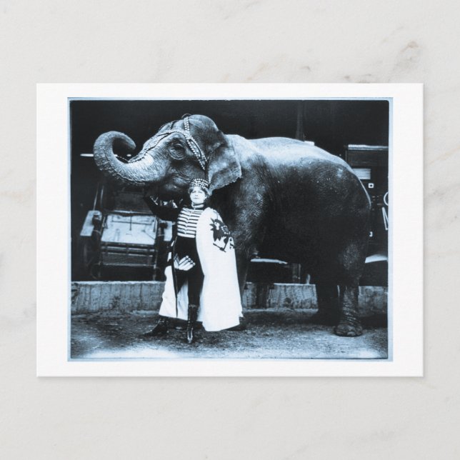 Cartão Postal Zora e Trilby 1916 (Frente)