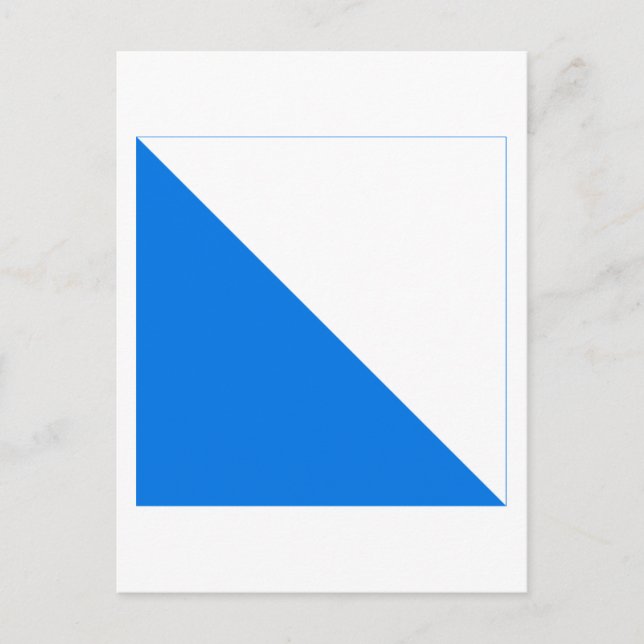 Cartão Postal Zurich Flag (Frente)