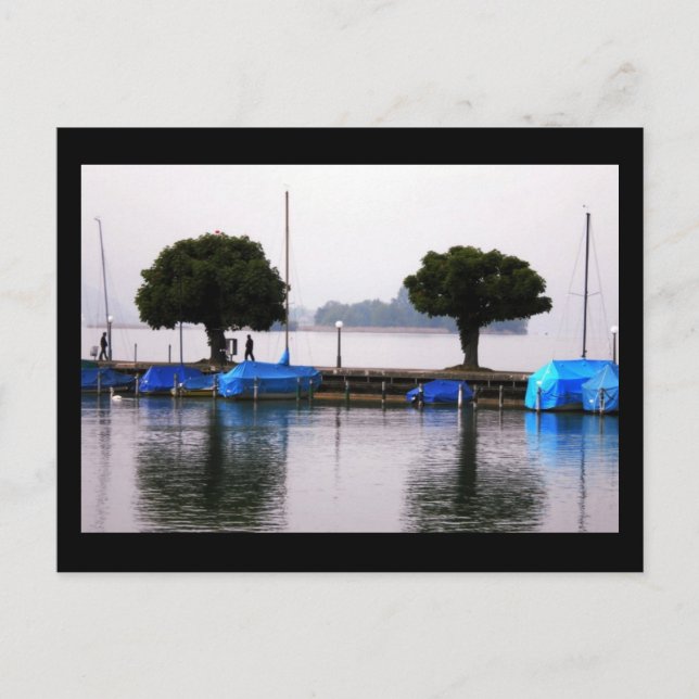 Cartão Postal Zûrich Lake Photo Colette (Frente)