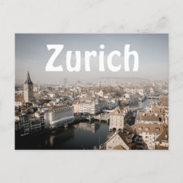 Cartão Postal Zurich Skyline