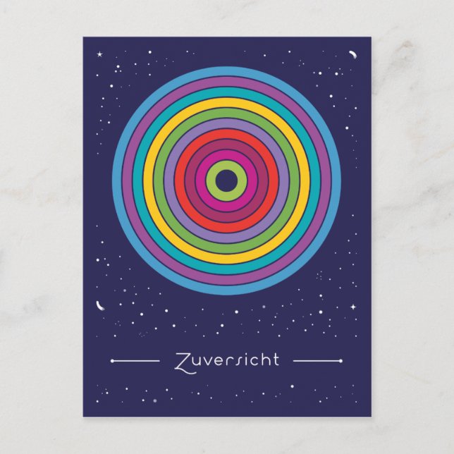 Cartão Postal Zuversicht (Frente)
