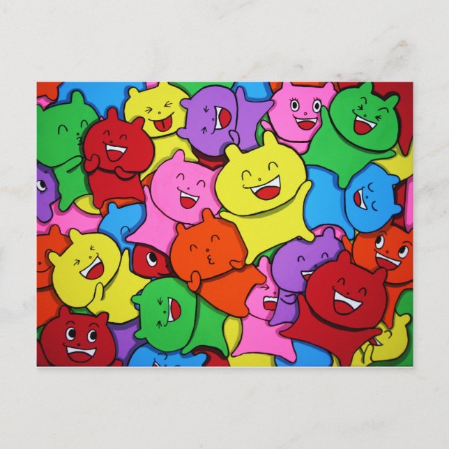 Cartão poste... Eu Amo Yummy! (Frente)