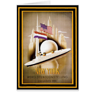 Cartão Poster 16 das viagens vintage