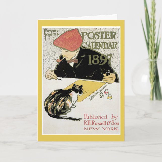 Cartão Poster Calendar note card (Frente)