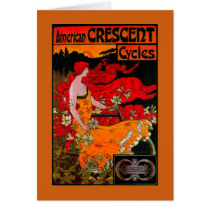 Cartão Poster da Europa do Crescente Americano