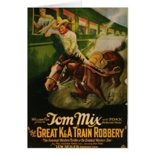 Cartão Poster da extorsão do trem do excelente K&A de To