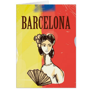 Cartão Poster de Espanha de Barcelona
