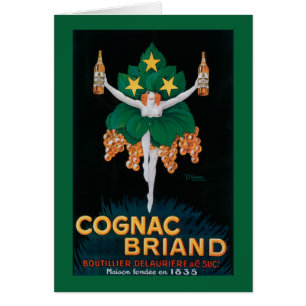 Cartão Poster de Promocional Briand Cognac