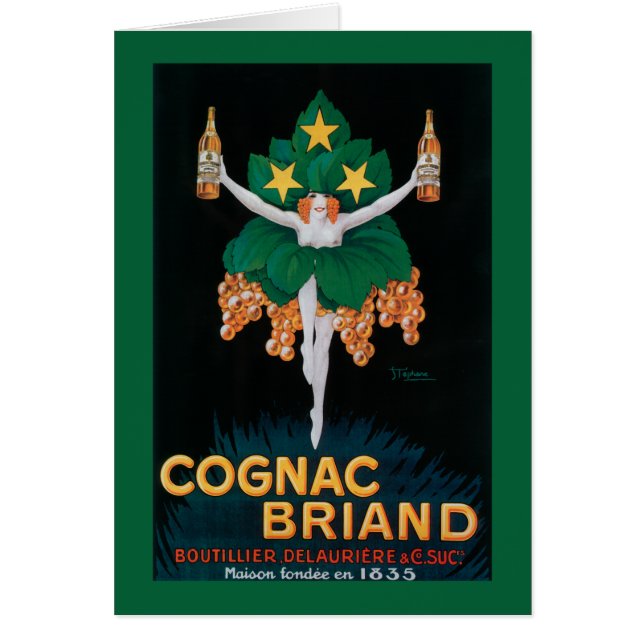Cartão Poster de Promocional Briand Cognac (Frente)