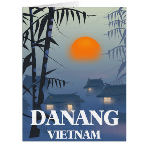 Cartão Poster de viagens Da Nang Vietnam