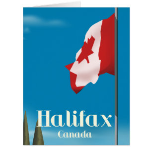 Cartão Poster de viagens Halifax Canadá