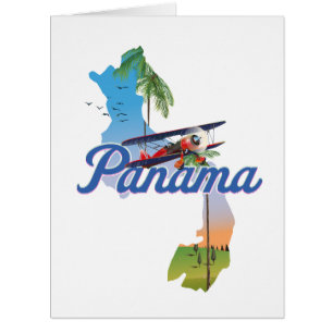 Cartão Poster de viagens Panamá
