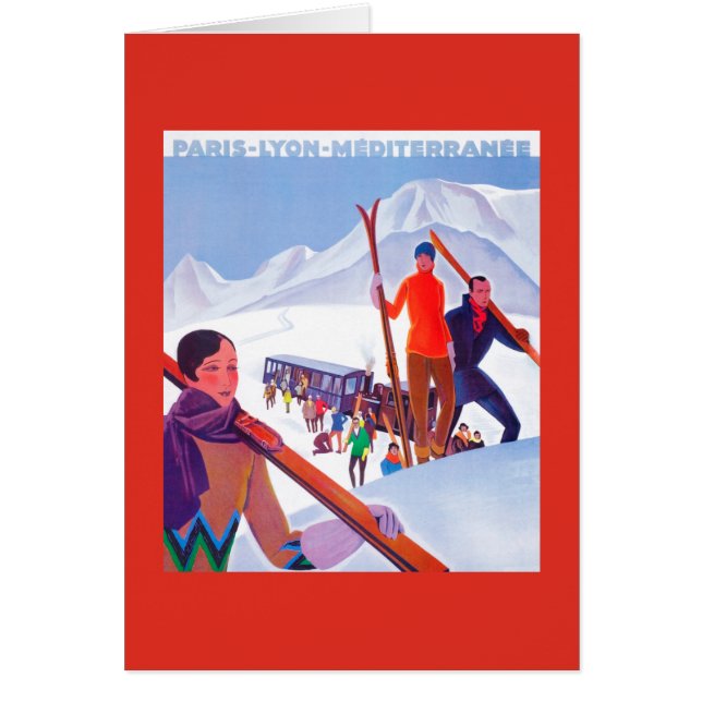 Cartão POSTER do Promocional ferroviário PLM (Frente)