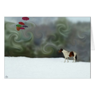 Cartão Poster girando dos sonhos