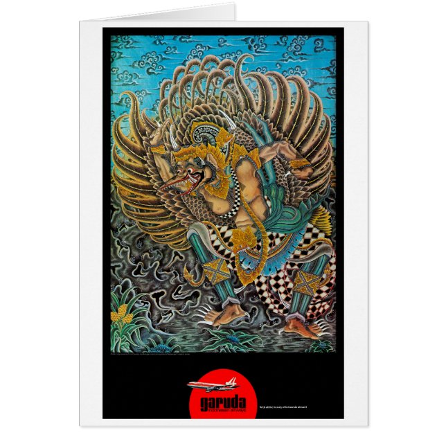 Cartão Poster vintage de Filipinas restaurado (Frente)