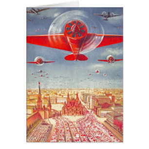 Cartão Posters da propaganda de União Soviética da guer