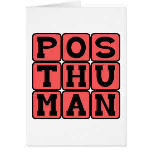 Cartão Posthuman, Conceito de Ficção Científica