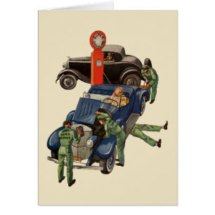 Cartão Posto de Gasolina Joe's Full Service, Negócio Vint