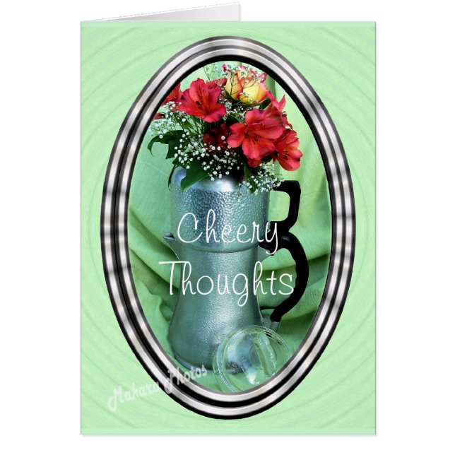 Cartão Pote antigo do café do serviço do guardião do (Frente)