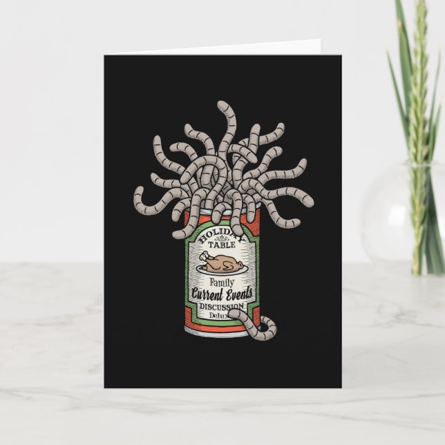 Cartão Pote de Minhocas (Frente)