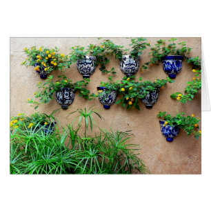 Cartão Potes do jardim