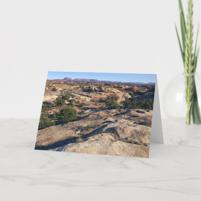 Cartão Pothole Point Trail no Parque Nacional de Canyonla (Frente)