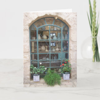 Cartão POTTERY SHOP Photography from Jordan