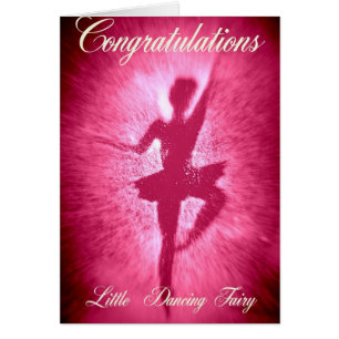 Cartão Pouca fada da dança