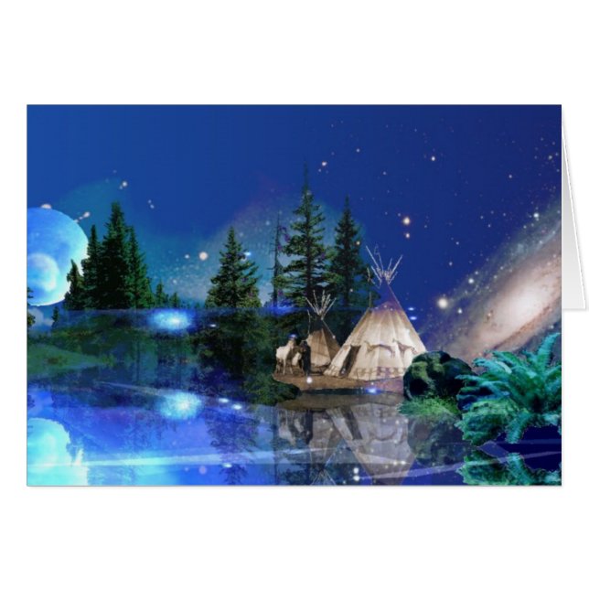 Cartão Pouca lagoa (Frente Horizontal)