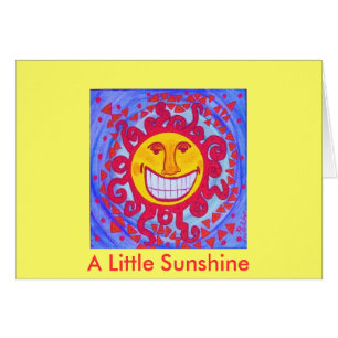 Cartão Pouca luz do sol