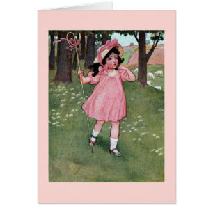 Cartão Poucas BO-Espreitadela e rima de berçário faltante