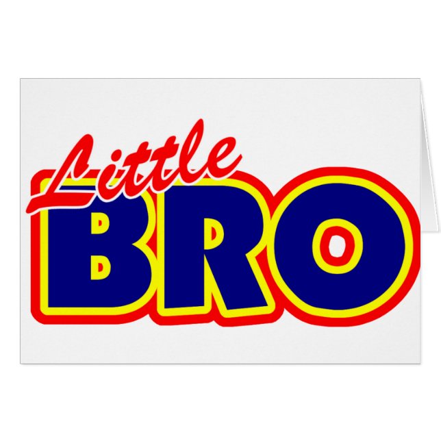 Cartão Pouco Bro (Frente Horizontal)