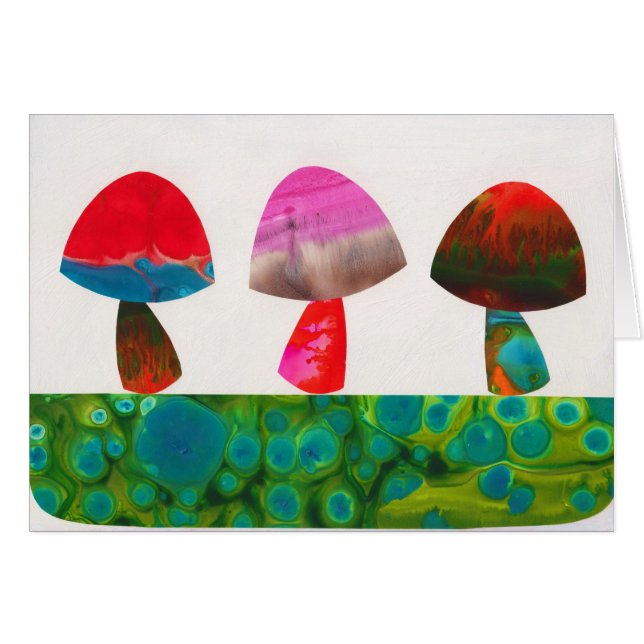 Cartão Pouco Mushies (Frente Horizontal)